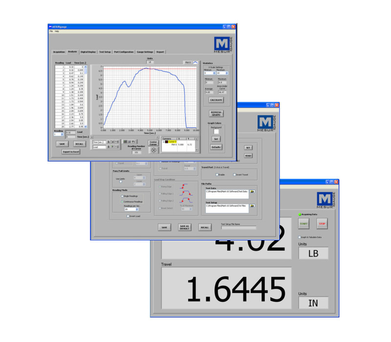 MESURgauge Mesurgauge Software für Belastungs- und Bewegungsanalyse
