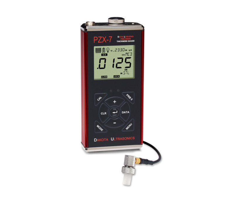 PZX-7DL Präzisions-Ultraschall-Wandstärkemessgerät mit Datenspeicher