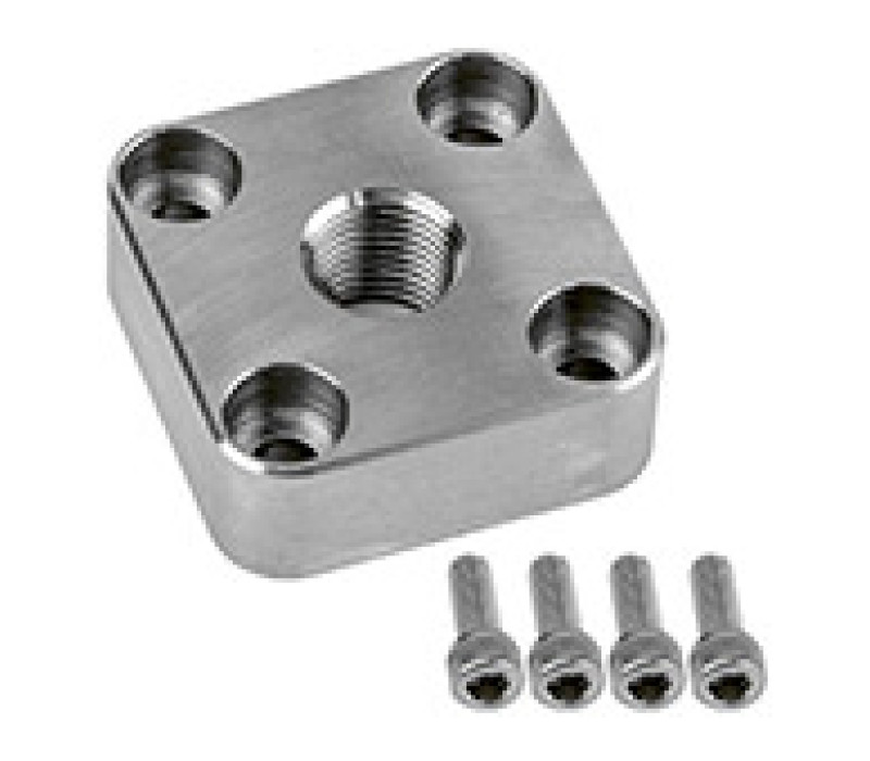G1044 / Adapter plate, 1/2-20F - *Compatible with any Mark-10 test stand with a threaded hole matrix base plate