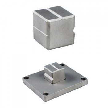 Durometer V-Block V-Block und Bodenplatte für O-Ringe und kleine Materialproben