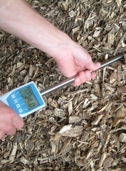 BLL Feuchtigkeitsmessgerät für Hackschnitzel mit Einstechlanze