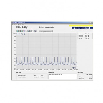 HCC-Easy Datenübertragung & Analyse Programm für Honigmann Spannungssensoren