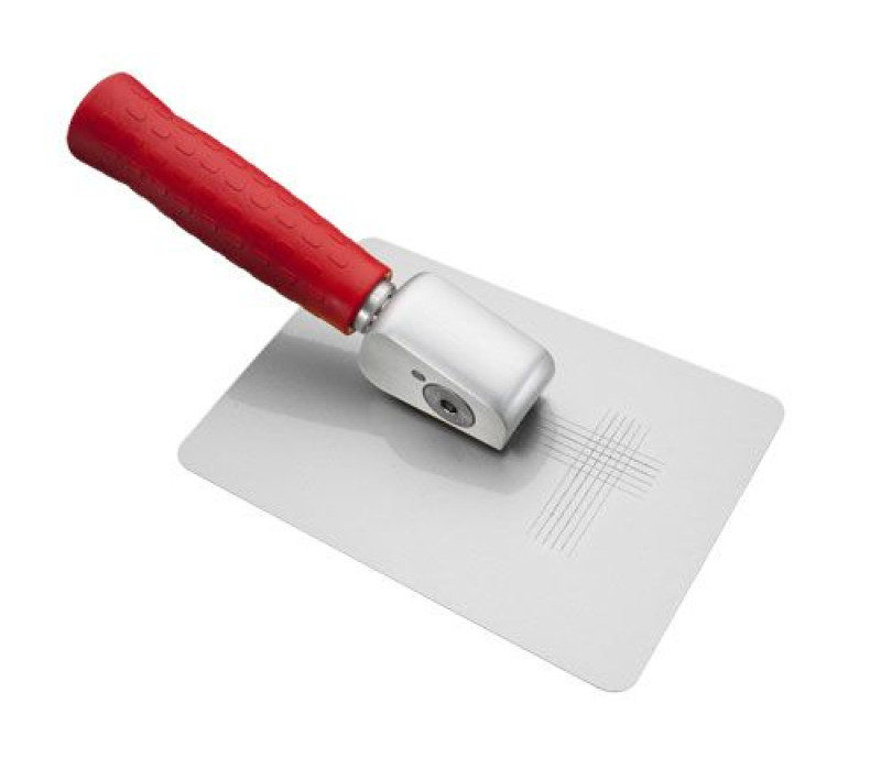 Der besondere Mechanismus des Gitterschnittgeräts vermeidet ein Kanteln der Messer.