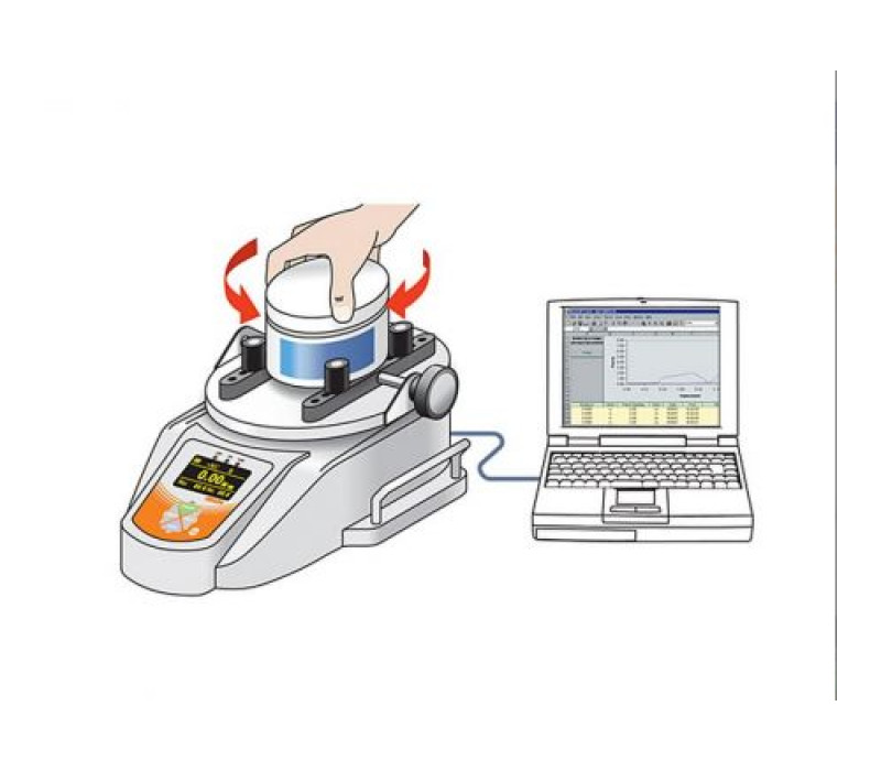 Verarbeitung der Messdaten an einem Computer mit enthaltener ZT Logger Datenverarbeitungssoftware
