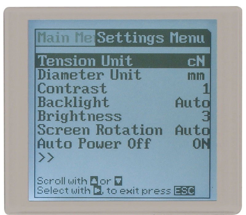 Benutzerfreundliches LCD mit Volltext- Display, einige Funktionen können Passwort geschützt werden