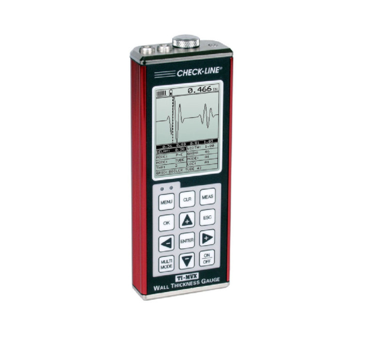 TI-MVX Ultraschall-Wanddickenmessgerät mit Datenlogger, A-Scan und B-Scan.